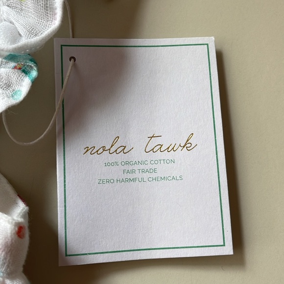 Nola Tawk White Organic Cotton Muslin Dress in Gumball Print - Picture 3 of 9